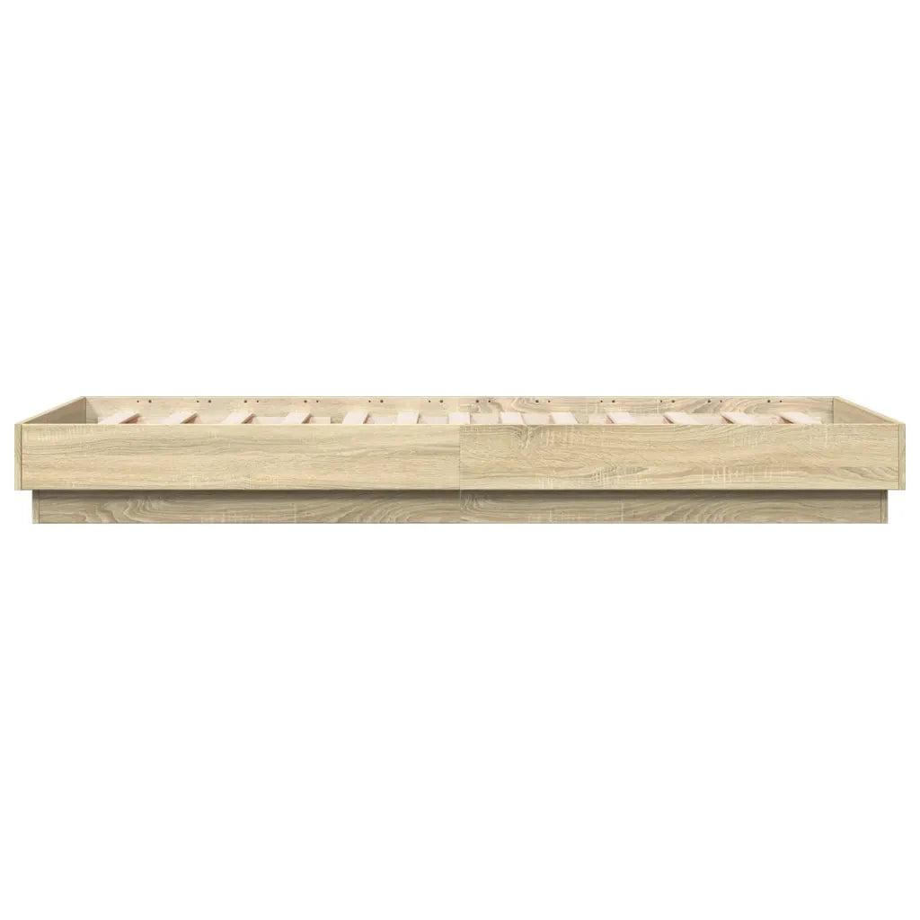 Giroletto senza Materasso Rovere Sonoma 90x200 cm in Truciolato 839604