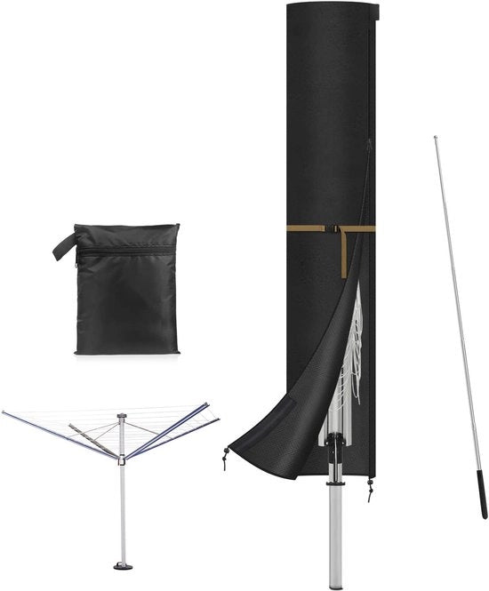 Hoes per Leifheit Paraplu con Cerniera, Protezione per Paraplu con Cerniera, Impermeabile, adatto anche per Ø 300 cm, Dimensioni 170x32cm
