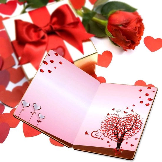 Set di Carte di Auguri in Legno - Carte di Auguri Senza Testo - Carte di Auguri di Compleanno - Carte di Auguri di Ringraziamento - Carte di Auguri per Ogni Occasione - Carta di Auguri d'Amore
