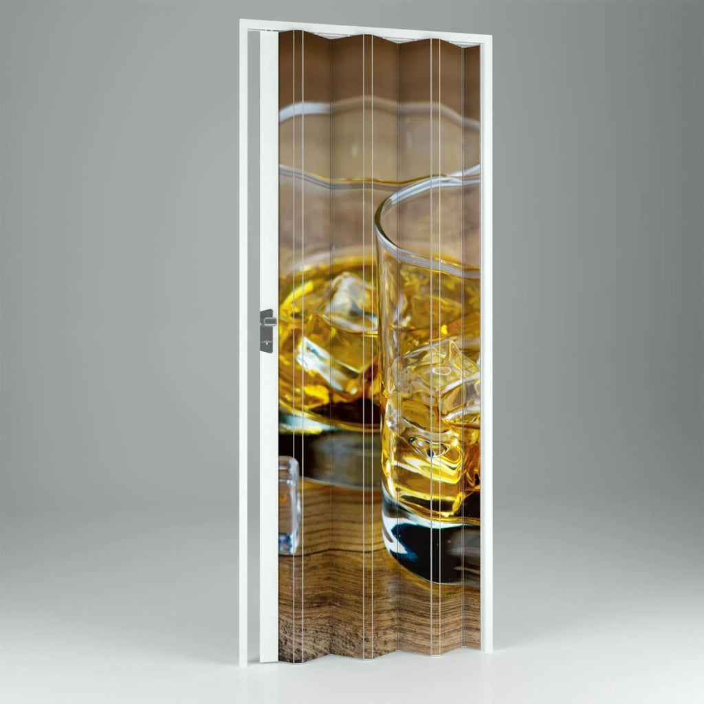 Porta a Soffietto da Interno in PVC Drink 89 5x214 cm mod. Vera