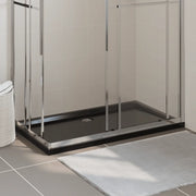 Piatto Doccia in ABS Rettangolare Nero 70x120 cm 148914