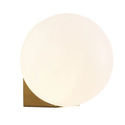 Trade Shop - Applique A Parete Bronzo Metallo Con Sfera Lampada Da Muro Minamalista Attacco G9 Aq55 -