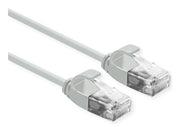 CAVO RETE UTP CAT.6A 0,5MT SLIM LSO GRIGIO NO SCHERMATO PER DATA CENTER