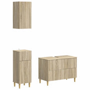 Set di armadietti da bagno in 3 pezzi ARNHEM Rovere Sonoma 3417767