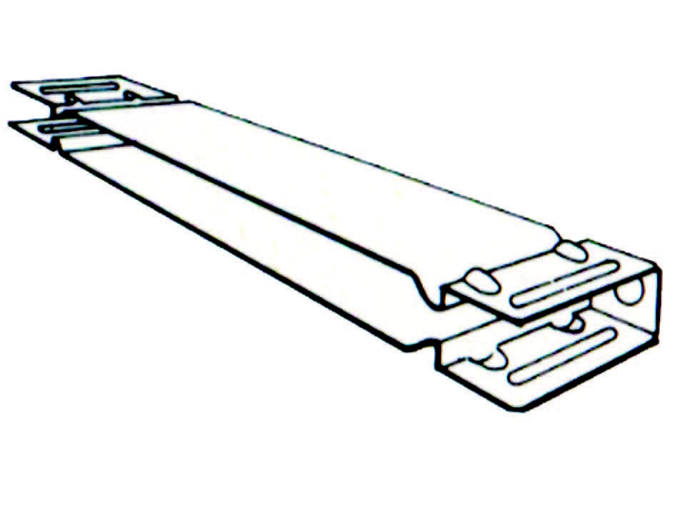 TRAVERSINO PER SCAFFALE A GANCIO- - mm.300 - 2 pezzi PROMETAL
