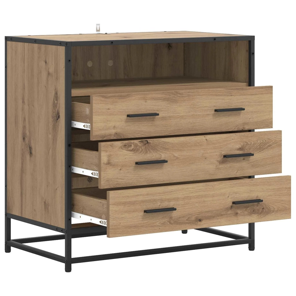 Mobile con Cassetti 3-Cassetto Rovere artigianale 8010307