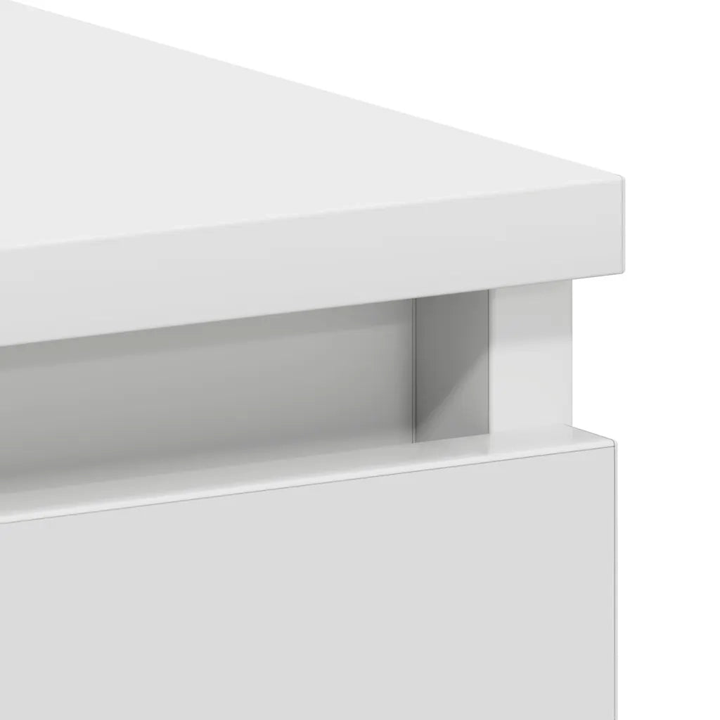 Scrivania Bianca 90x45x76 cm in Legno Multistrato 801373
