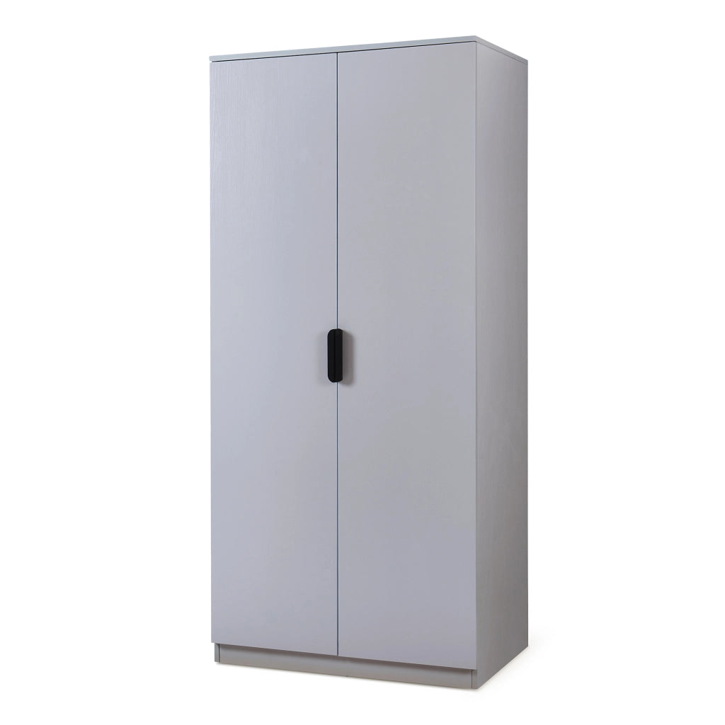 Armadio Guardaroba Eiselfing 176 x 80 x 52 cm Grigio [en.casa]