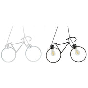 Trade Shop - Lampadario A Sospensione E27 Da Soffitto A Forma Di Bicicletta Lampada Bici A10 -