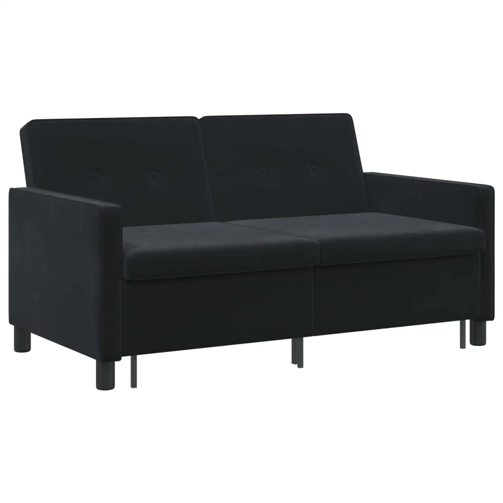 Divano letto Nero Tessuto 42033358