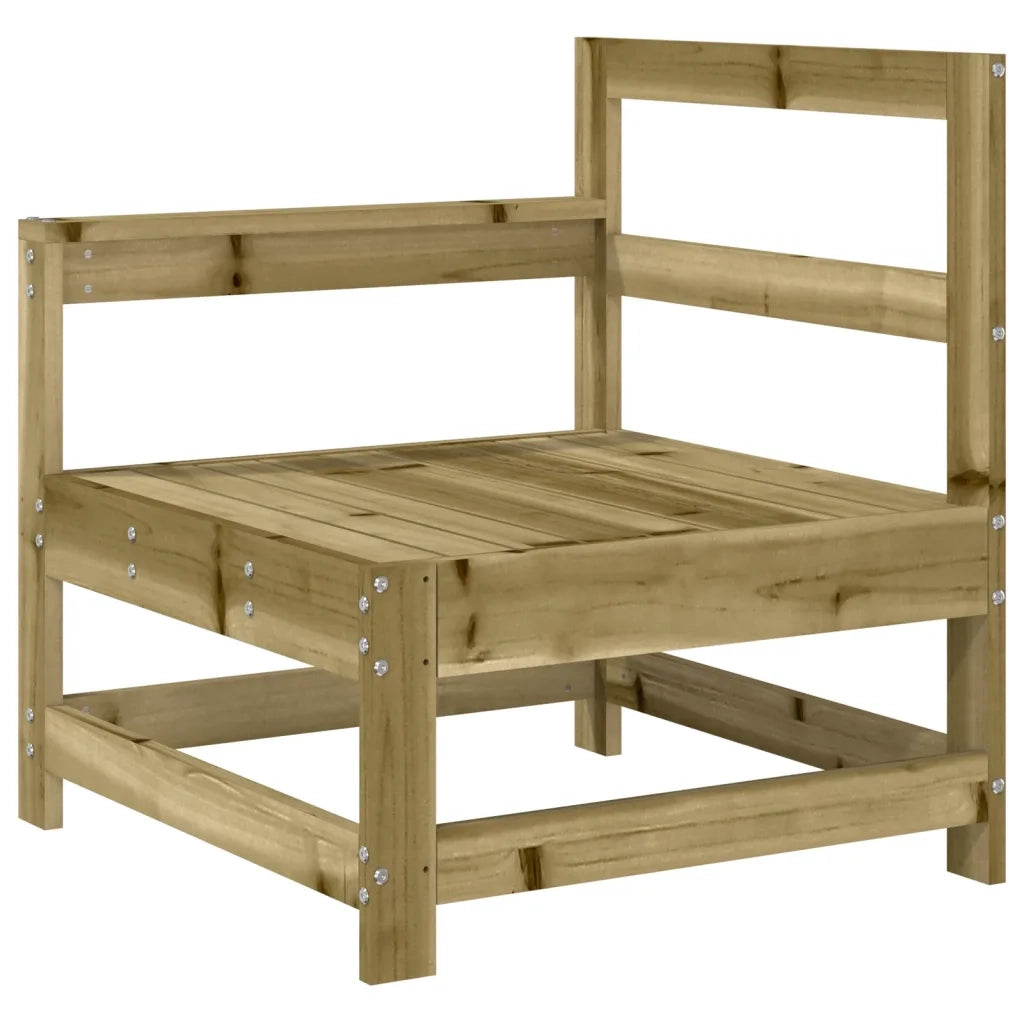 Salotto da Giardino-Set Salotto da Giardino 3 pz in Legno Impregnato di Pino 197959