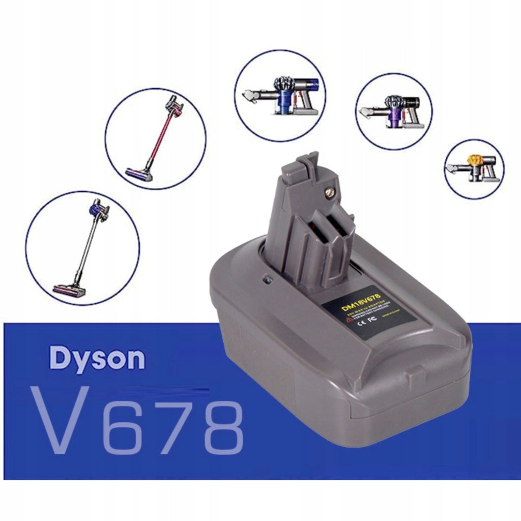 Adattatore Batteria compatibile con Aspirapolvere Dyson V6 V7 V8 – Qualità Alta, Protezione Sovraccarico