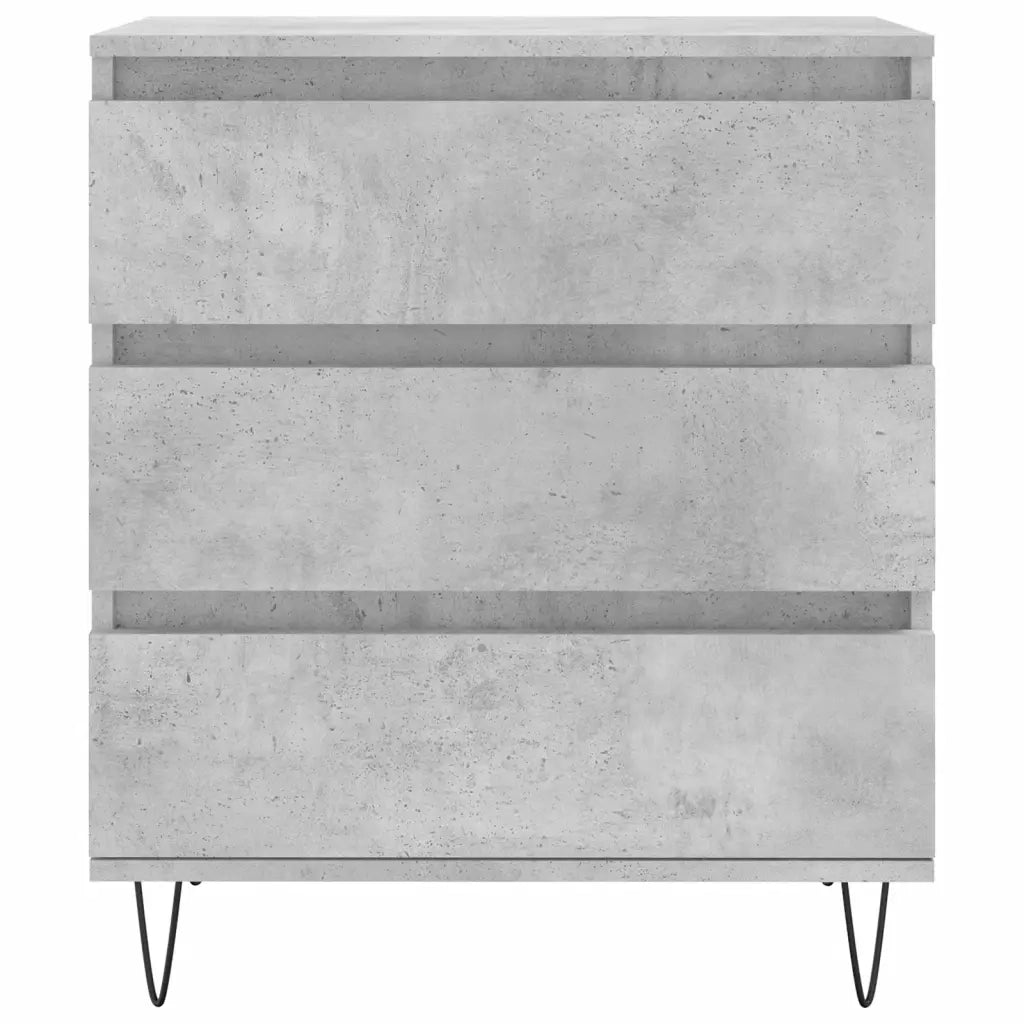 Credenza-Buffet-Armadio da cucina Grigio Cemento 60x35x70 cm in Legno Multistrato 784265