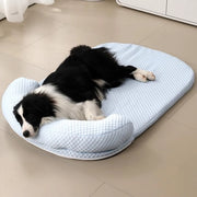 Matraccia rinfrescante per cani, materasso riscaldabile e rinfrescante, per cani e gatti, estate per animali (blu, S)