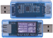 Multimetro Digitale per Impiego Industriale - 0-5A 0-150W 430V USB Portatile - Precisione Elevata Contatore di Corrente e Tensione - 8-in-1 Mini-USB - Accessori per Componenti Elettronici - Blu.