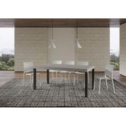 Tavolo allungabile 200/304x90 cm Everyday Premium telaio Antracite - Cashmere