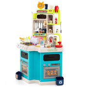 Set da cucina per bambini 56 x 32 x 92 cm con effetti sonori e luminosi design angolare decorativo in blu PP 20_0018459