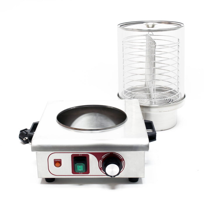 Macchina cuoci wurstel 450 Watt Contenitore per cottura a vapore Hot dog Scalda Panini