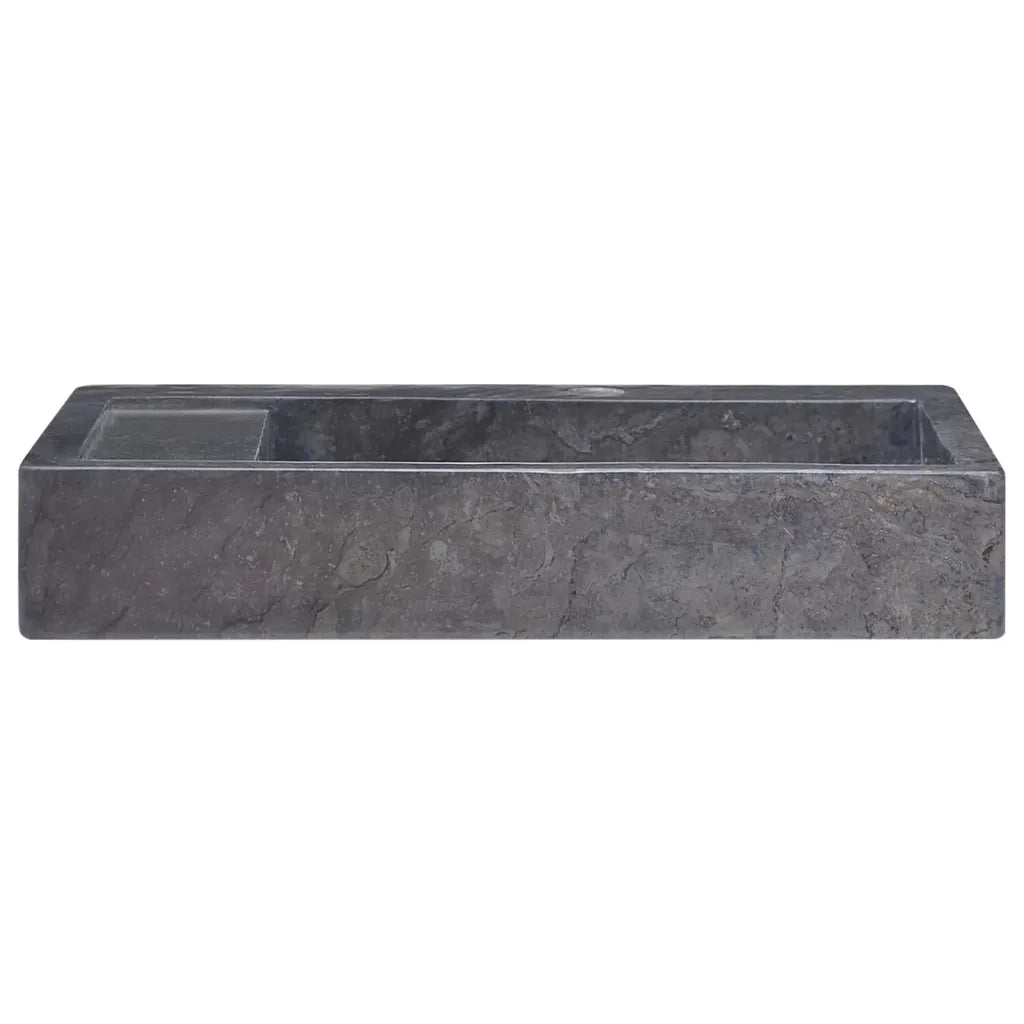 Lavandino-Lavabo-Lavello Nero 58x39x10 cm in Marmo