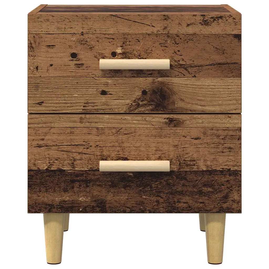 Armadietto per letto 2 pz Legno vecchio 40 x 35 x 47.5cm CFW4287016