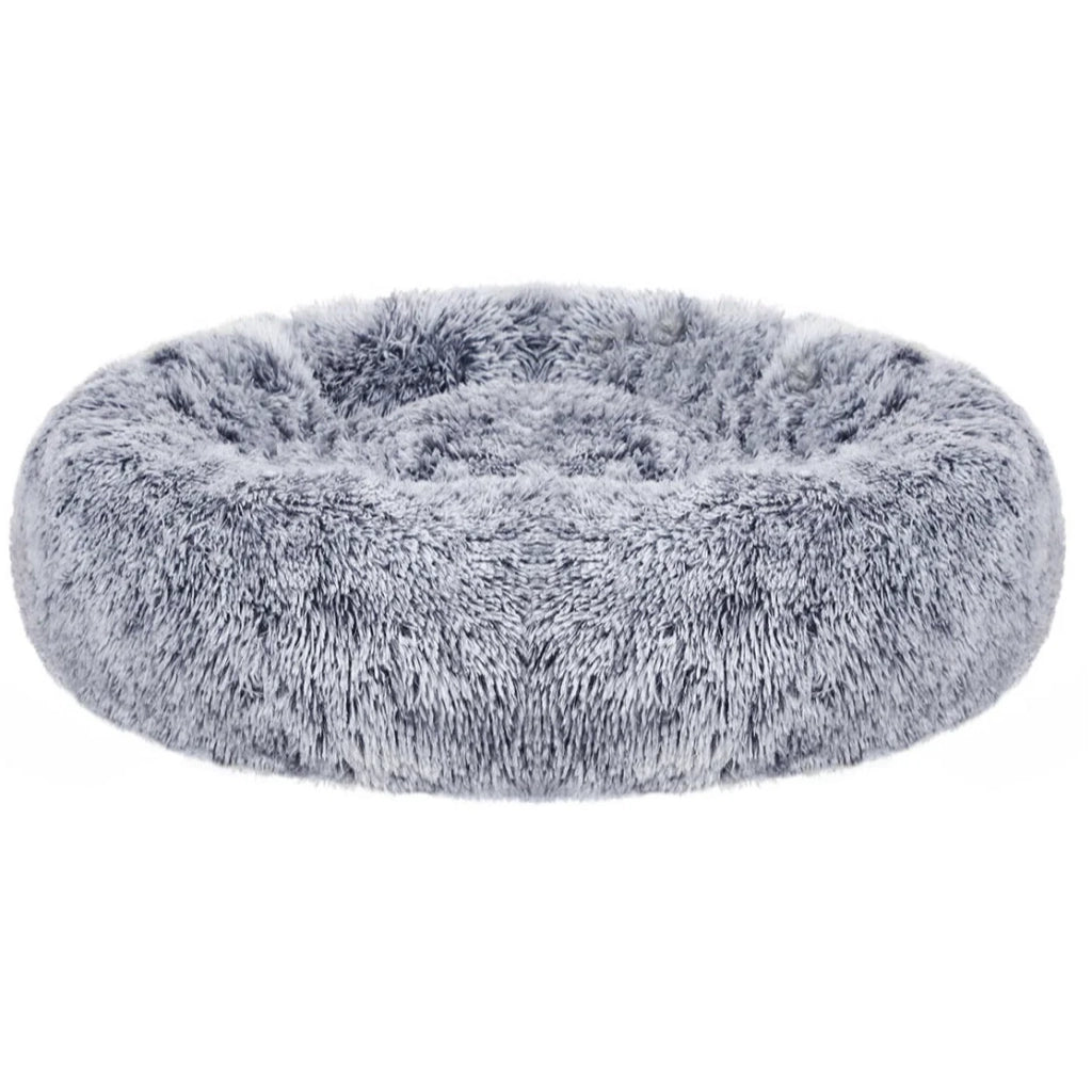 Cesta per cani/lettino per gatti tessuto di peluche 50 cm grigio 12_0001125