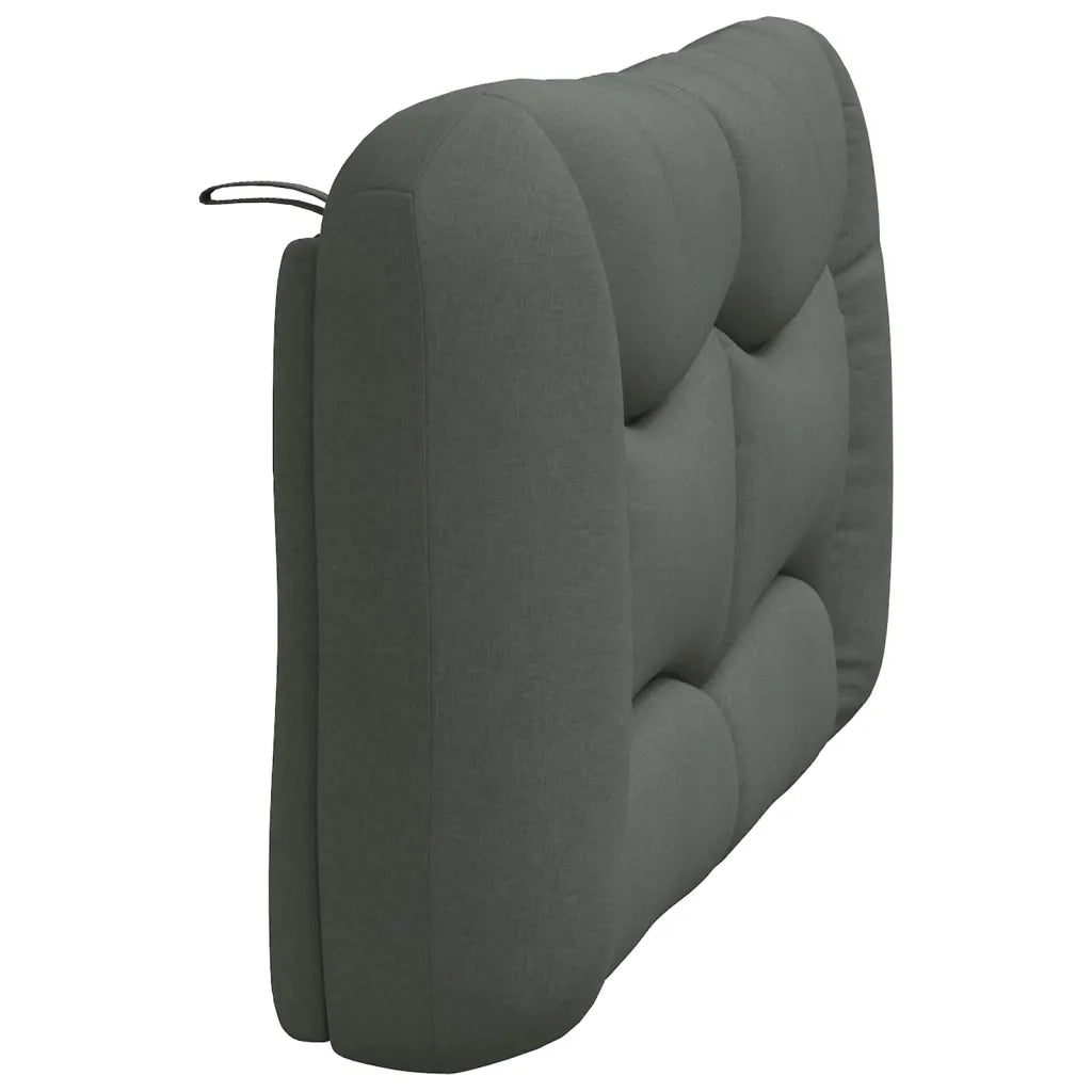 Cuscino Testiera Hvar Grigio Scuro 140 cm in Tessuto CFW6092655