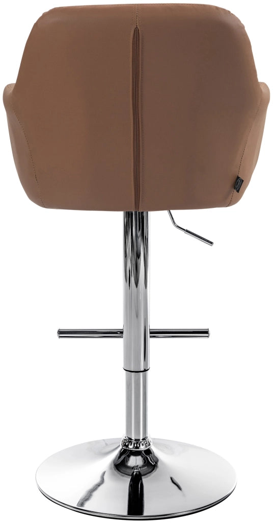 Barhocker Natoma Kunstleder chrom