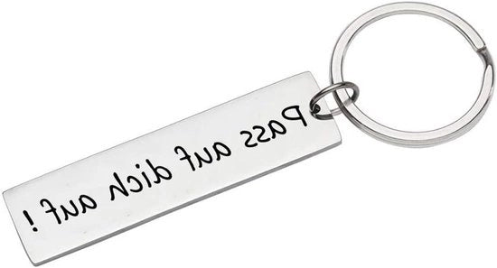 Autochiave in argento - regalo per il nuovo conducente - anniversario patente Natale compleanno donna ragazza amica madre figlia - patente Natale compleanno argento M - Passa alla sicurezza!