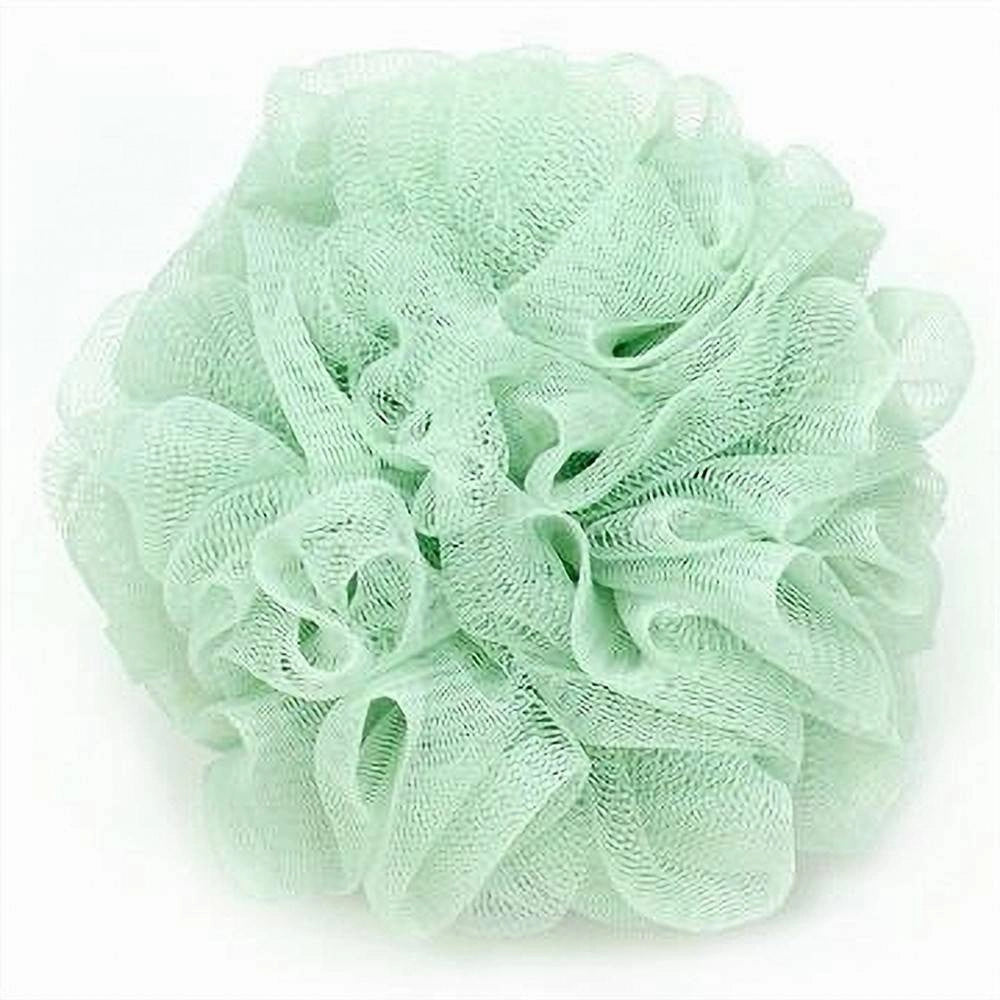 Trade Shop - Set 2 Pz Spugna Rete Spugnetta Doccia Bagno Esfoliazione Pelle Corpo Verde 79578 -