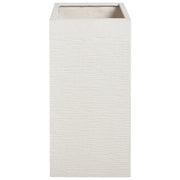 Vaso da Fiori Quadrato Beige chiaro 40x40x77 cm resistente ai raggi UV beige