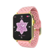 Smartwatch smarty sw035c02 classic gold e pink