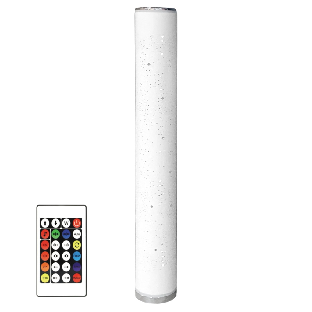 Lampada da terra LED RGBW musicale 103 cm Polux Stella