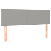 Testiera | Testata Grigio Chiaro 144x5x78/88 cm in Tessuto