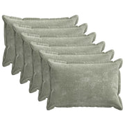 Federa 6 pcs HOUTEN Verde 40 x 60 cm Tessuto Chenille 917555