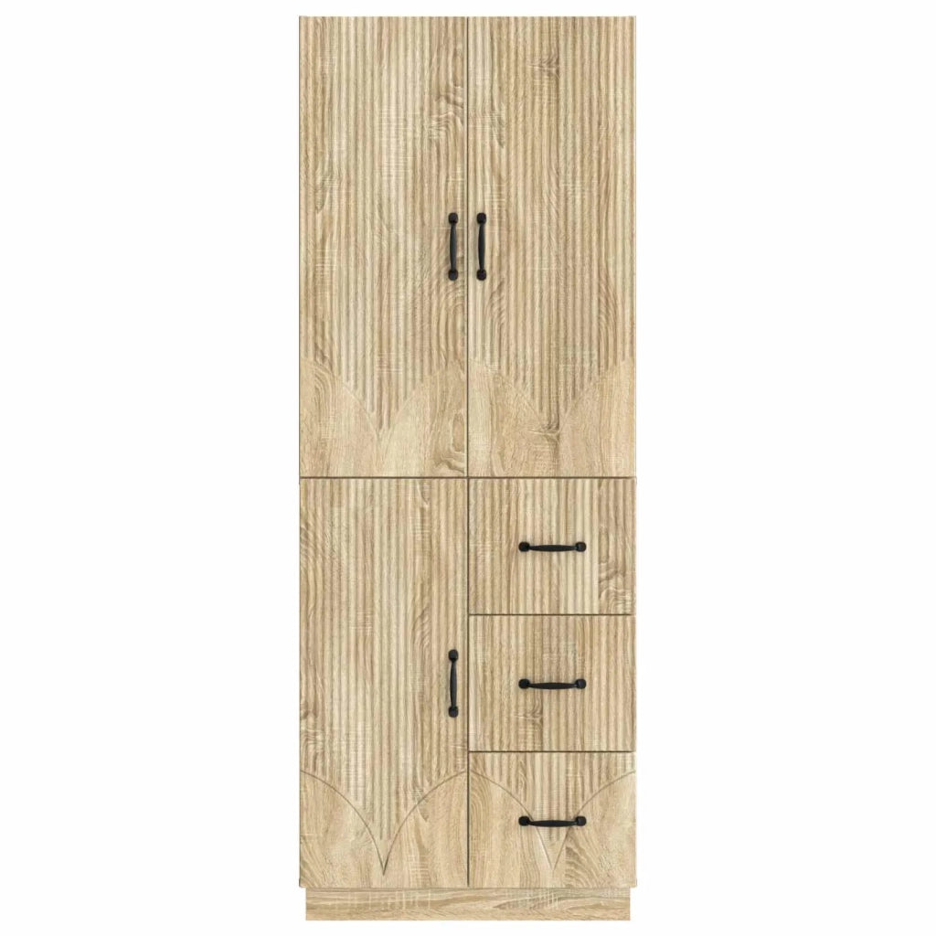 Set di armadi 2 pcs Rovere Sonoma Legno ingegnerizzato 3416819