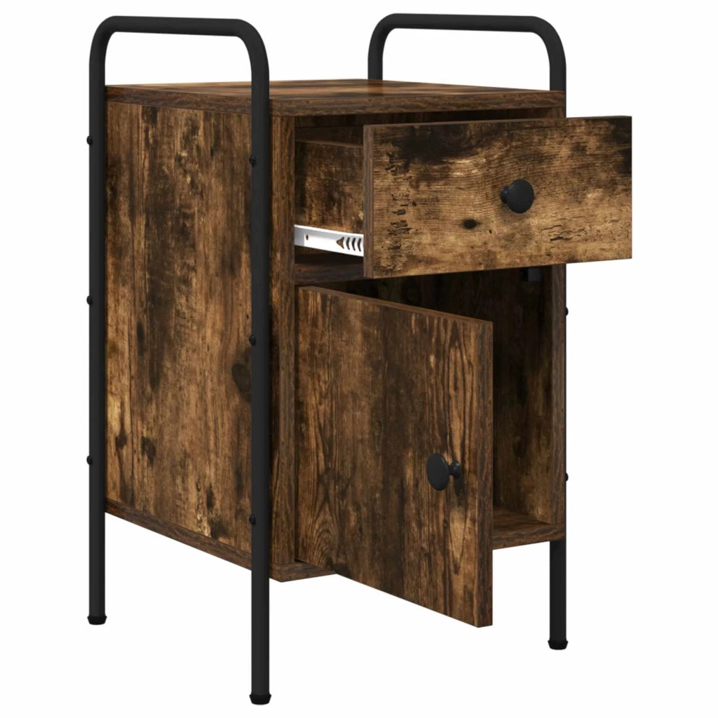 Armadio da Notte Rovere Fumo 35 x 36,5 x 61 cm 8007651