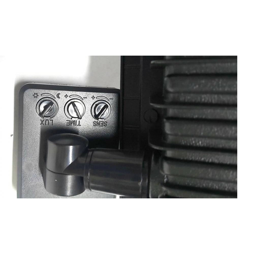 Trade Shop - Faro Led Da Esterno Con Sensore Crepuscolare 200 W Luce Fredda Con Staffa G6200 -