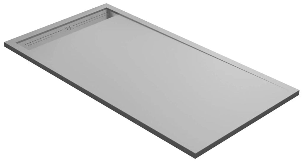 Piatto Doccia 80x100 cm in Pietra Bonussi Trivor Grigio Chiaro