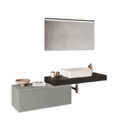 Composizione 4 pezzi VENERE antracite/grigio opaco
