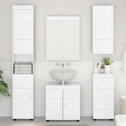 Armadio da bagno a muro TULUM Bianco Lucido 37 x 24,5 x 86 cm 880335