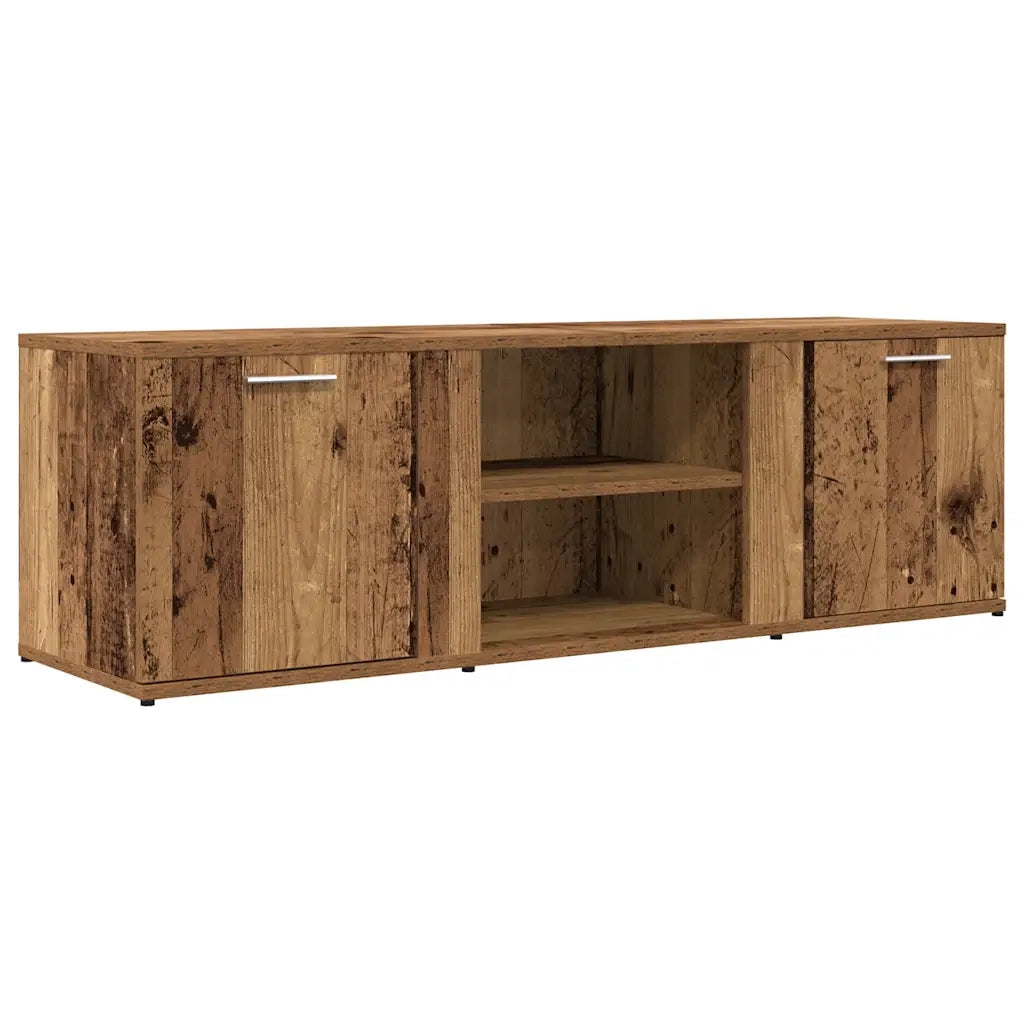 Mobile Porta TV Legno Antico 120x34x37 cm in Legno Multistrato