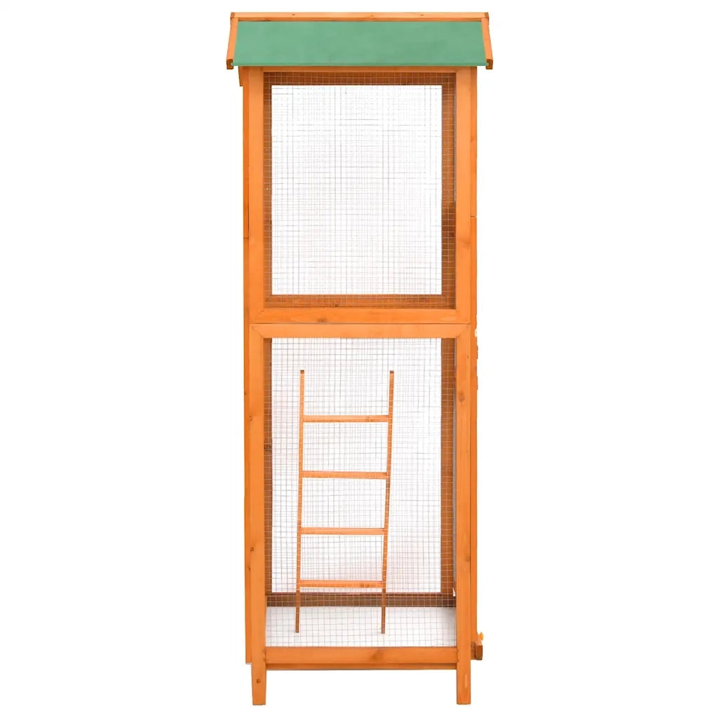 Voliera 68x62x166 cm in Legno Massello di Abete cod mxl 46432