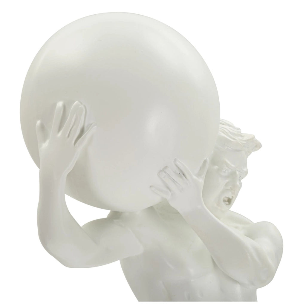 Scultura VKH370, Bianco, Poliresina, 18x12,5x50 cm