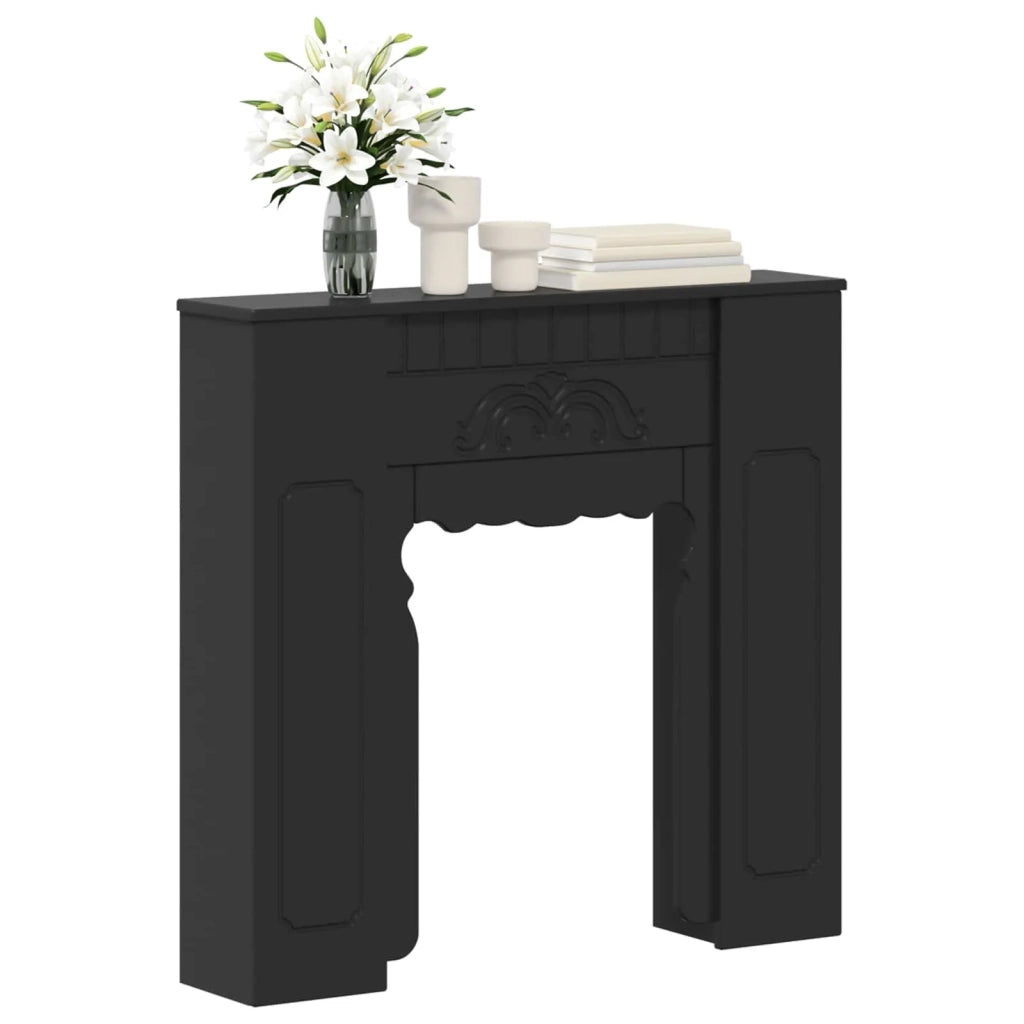 Cornice per camino Nero 93 x 20 x 89 cm Legno ingegnerizzato 8006625