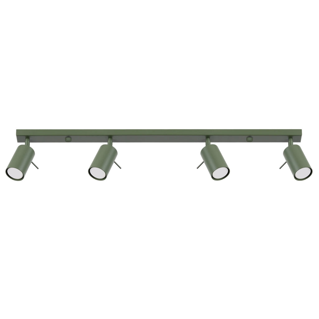 Plafoniera TORQUE Pure Lume verde oliva 81cm 4xGU10