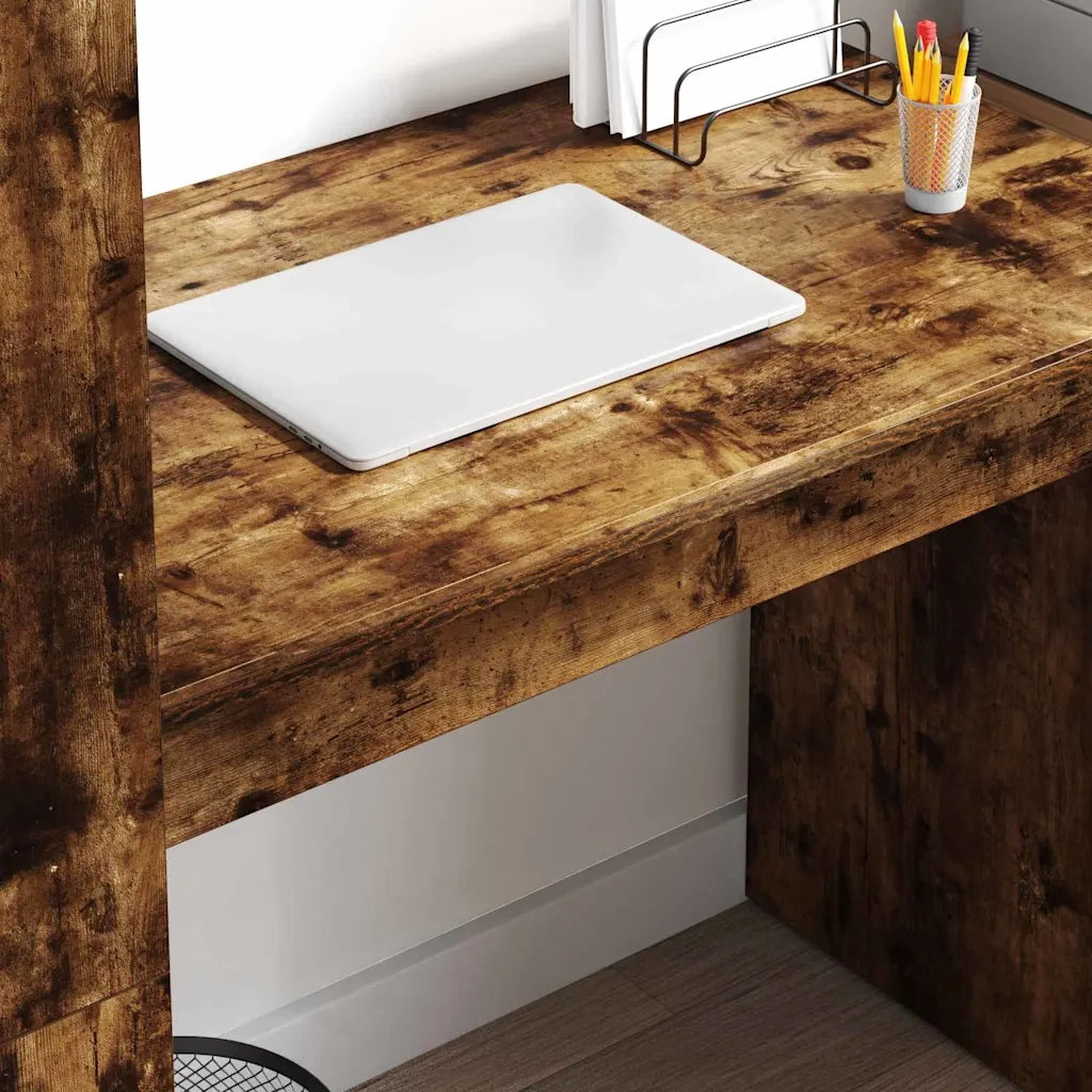 Scrivania Rovere fumé 113 x 54 x 120 cm Legno multistrato 869278