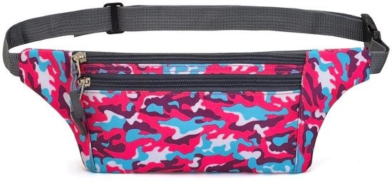 Sac da Sport - Impermeabile - Rosso - Cinturino Regolabile - Multifunzionale - Dimensioni 33x11x3 cm