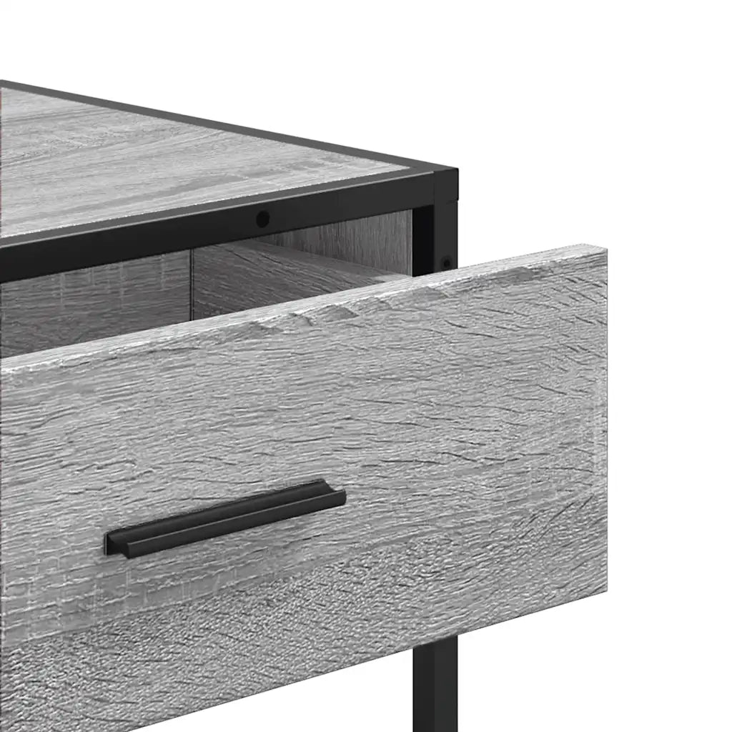Tavolo Consolle Rovere Sonoma 90x35x80 cm in Legno Multistrato 849177
