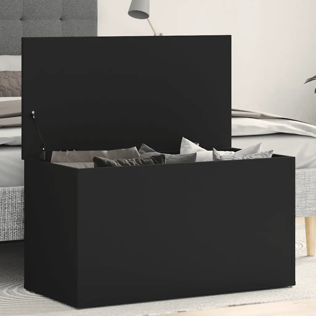 Cassapanca Nera 84x42x46 cm in Legno Ingegnerizzato CFW2311534