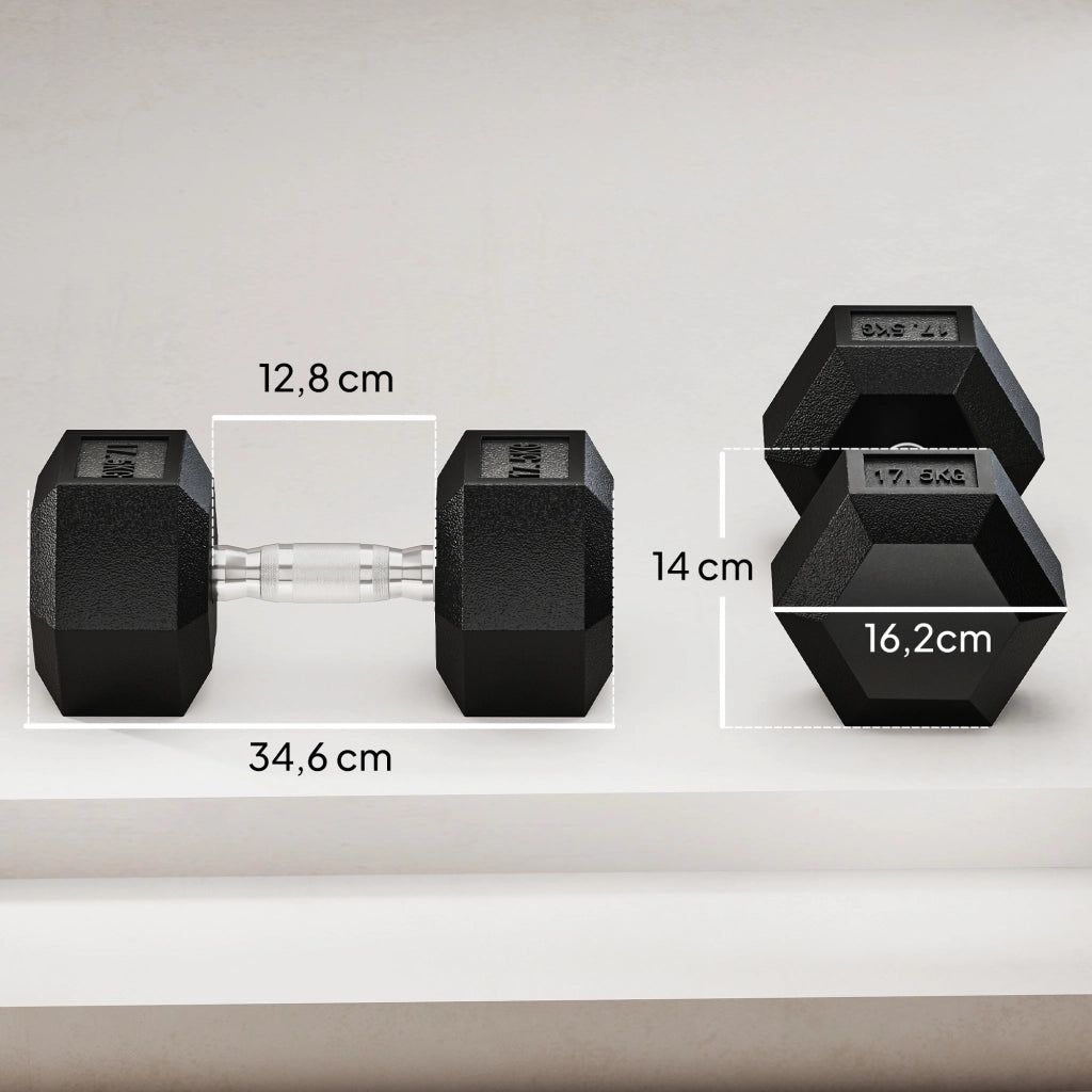 Manubrio 35 kg ¨C zephmum ¨C Nero + Argento